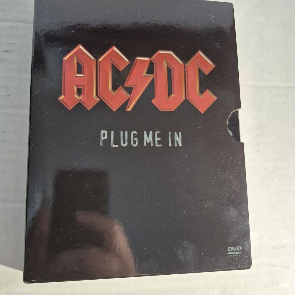AC/DC Plug Me In 2-DVD Set 1975-2003 Concert Music Video History